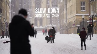 Slow Down Münster  a7siii 240fps winter impressions 2021 [upl. by Anital]