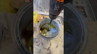 How to Mix Paint with drill attachment [upl. by Ahseital169]