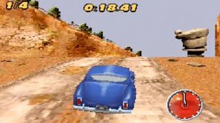 Cars MaterNational Championship Gameboy Advance Gameplay [upl. by Alohcin]