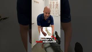 How To Treat Top of Foot Pain Ankle Pain with NYC Chiropractor  Talus bone adjustment [upl. by Nivri]