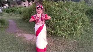 Momo Chitte Niti Nritye  Srija Mandal  Rabindra Nritya  Group  A [upl. by Gracie]