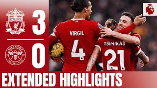 Extended Highlights Mo Salah amp Diogo Jota Goals in Anfield Win  Liverpool 30 Brentford [upl. by Olnay]