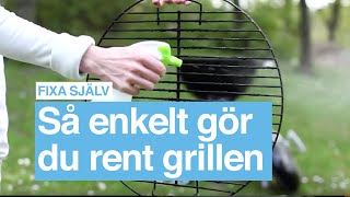 Gör rent grillgallret utan krångel eller specialmedel [upl. by Shippee]