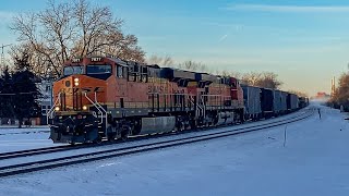 Two trains on the Chillicothe Sub at Lockport [upl. by Honeyman163]