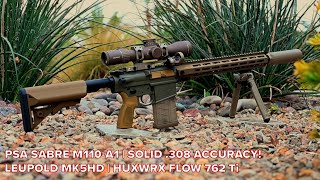 PSA M110A1  Solid 308 Accuracy [upl. by Rekrap942]