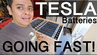 TESLA CAR Battery modules SELLING fast  Vlog 208 [upl. by Disharoon]