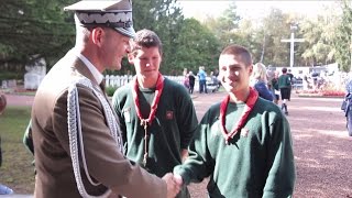 Ceremony in honour of Polish Soldiers LommelBE28Sept2014 [upl. by Aicekat]