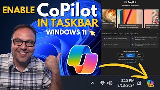 How to Enable Copilot On Taskbar in Windows 11 [upl. by Rramal513]