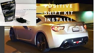 Whiteline Trans mount bushing  Perrin shifter bushing install  2013 Scion FRS [upl. by Enad]