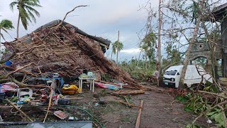 Typhoon OdetteRai December 16 2021Ubay Bohol 1125 am [upl. by Dellora553]