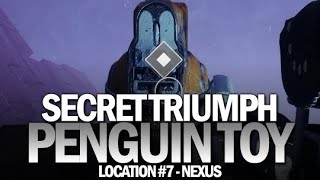 Penguin Toy Statue Location amp Secret Triumph 7 Nexus Destiny 2 [upl. by Tteltrab642]