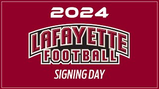 Lafayette Football Signing Day Show 2024 [upl. by Llerot487]