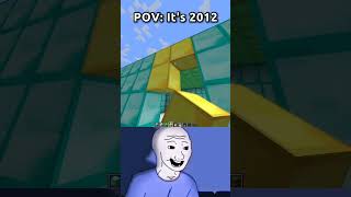 Minecraft POV 2012 or POV 2024  short shortviral trending youtube minecraftmeme IMTechno [upl. by Grossman]