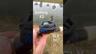 Shimano SLX DC setting 2 NO Thumb [upl. by Charmane118]