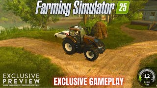 EXCLUSIVE GAMEPLAY RELEASED  Farming Simulator 25 [upl. by Llertal]