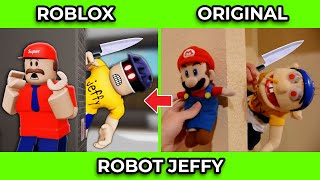 SML Movie vs SML ROBLOX Robot Jeffy  BEST OF SML VIDEOS Side by Side [upl. by Thayer7]