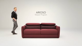 Arioso Natuzzi Italia sofa bed [upl. by Htebazle]