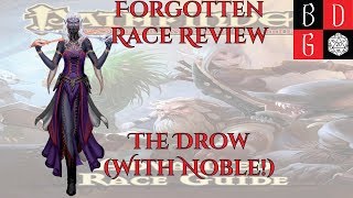 \Pathfinder Forgotten Race Review LX  The Drow With Noble [upl. by Ferrell887]