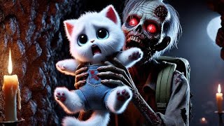 A little Kitten Meets a Ghost Part 2 👻 and the Truth cat ai catlover catvideos cutecat aicat [upl. by Cressy66]