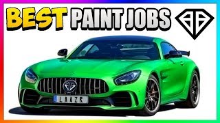 GTA Online  BEST Rare Paint Jobs for the NEW Benefactor Schlagen GT Car GTA V [upl. by Moscow]