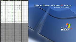 Sakuya Theme Windows XP Edition HQ Remaster [upl. by Enner]