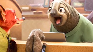 Zootopia Meet the Sloth HD  DMV Scene [upl. by Tap51]