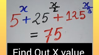 A Simple Exponential Math SolutionExponential simplification Find Out X value [upl. by Ralf264]