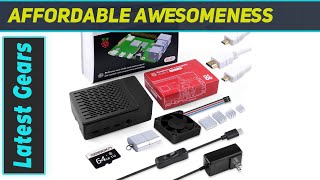 GeeekPi Raspberry Pi 4 4GB Starter Kit  64GB Edition The Ultimate Raspberry Pi Bundle [upl. by Lauber]