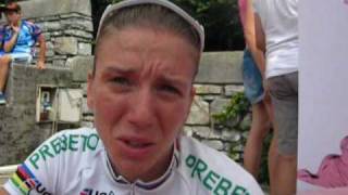 Giro Donne 2010 Intervista a Tatiana Guderzo [upl. by Hertzfeld]