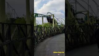 collosus thorpeparkresort themepark rollercoaster 10inversions [upl. by Atile]