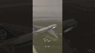 A very dangerous landing aviation avgeek landing planespotting msfs2020 airport [upl. by Akelam182]