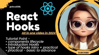 React hooks all in one video  Shruti098 [upl. by Pollux786]