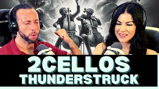 THEY DID WHAT WITH THIS LEGENDARY SONG First Time Hearing 2CELLOS  Thunderstruck Reaction [upl. by Lemor]