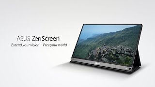 ASUS ZenScreen MB16AC Portable USB Monitor  Extend Your Vision Free Your World [upl. by Annekim]