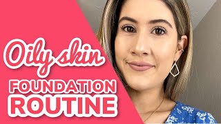 Oily skin foundation routine  Farmasi [upl. by Oiratnom]