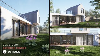 Image amp Animation with D5 Render  Private House 265 Part 2  Downloadable File Included [upl. by Onoitna]