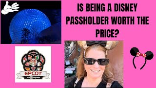 IS BEING A DISNEY PASSHOLDER WORTH THE PRICE  My take during a day at Epcot in Walt Disney World [upl. by Amles469]