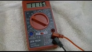 Harbor Freight  CenTech 7 Function Digital Multimeter Review [upl. by Ahsinoj]