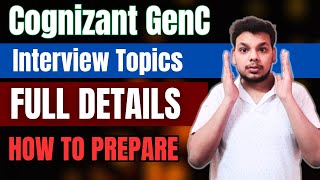 Cognizant GenC Interview Questions  How to Prepare for Cognizant GenC Interview  Cognizant Hiring [upl. by Aztirak]