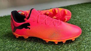 Puma Future Play FGAG Boots Review amp Unboxing ASMR 4K [upl. by Eniamreg]