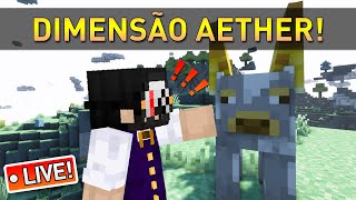 Visitando AETHER no Minecraft pela primeira vez minecraft livecomyoutube [upl. by Brenden]