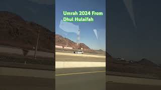 Umrah 2024 from Dhul Hulaifah Madina ll Miqat [upl. by Inaffit]