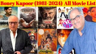 Producer Boney Kapoor Box Office Collection Analysis Hit and Flop Blockbuster All Movies List [upl. by Nylde736]