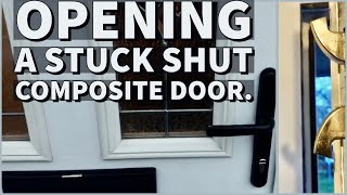 UPVC  Composite Door Stuck  Jammed Shut amp Won’t Open or Lock Repair [upl. by Lalita]