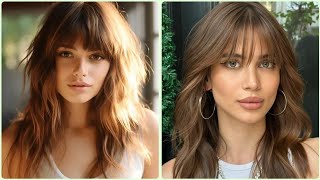 Flattering Bang Haircut Ideas For Every Face Shape [upl. by Ymereg]