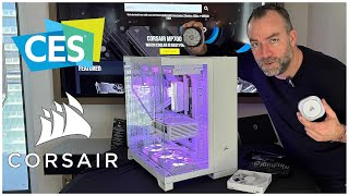 2500X et 6500X deux nouveaux boitiers PANO chez CORSAIR au CES 2024 [upl. by Nnire]