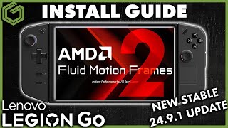 Legion Go  Install NEW Stable GPU Drivers amp Adrenaline Guide [upl. by Mirabel]