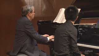 Qi Xiu Beethovens Hammerklavier Sonata  Juilliard Murray Perahia Piano Master Class [upl. by Keven144]