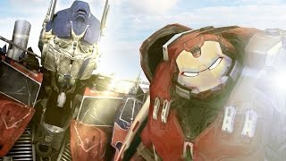 IRONMAN vs OPTIMUS PRIME  ALTERNATE ENDING  Super Power Beat Down [upl. by Elane760]