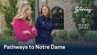 Pathways to Notre Dame Affordability and access with Micki Kidder  Notre Dame Stories [upl. by Animlehliw]